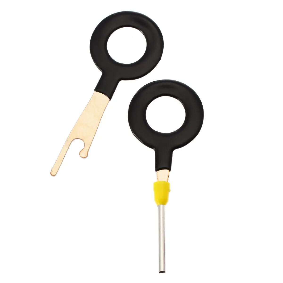 21pcs/set Aluminum Alloy Connector Removal Key Car Audio Repair Terminal Wiring Crimp Connector Pin Removal Key Tool Kit