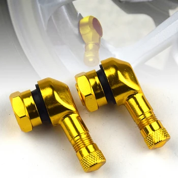 

Tire Valves Yellow Corrosion resistance Repalcement CNC Aluminum Alloy