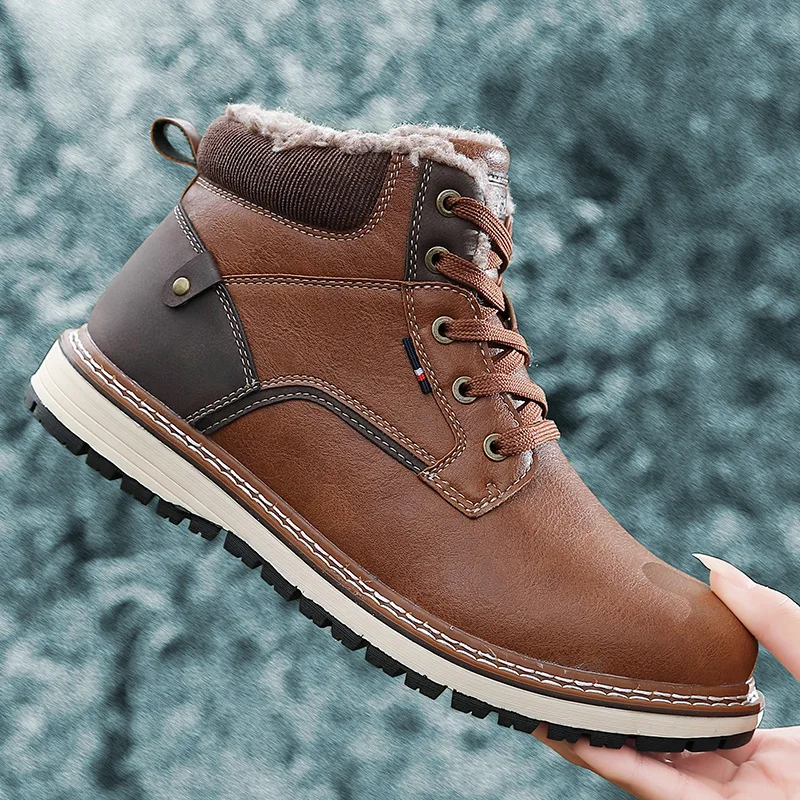 

2021 Military Ankle Boots Men Outdoor Genuine Leather Tactical Combat Man Boots Army Hunting Work Boots Italian Fashion Designer