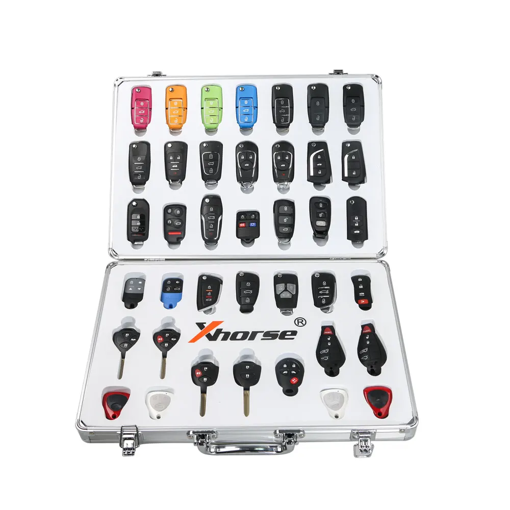 

Xhorse Universal Remote Keys key case for car English Version Packages 39 Pieces keys set For VVDI2 Or VVDI Key Tool