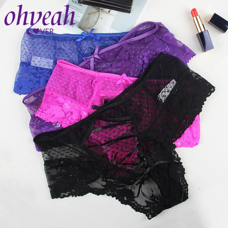 Ohyeahlover, 6XL, Прозрачное нижнее белье, женские стринги, сексуальные трусики, высокая талия, кружевные трусы размера плюс, Majtki Koronkowe XXXXL PM5152