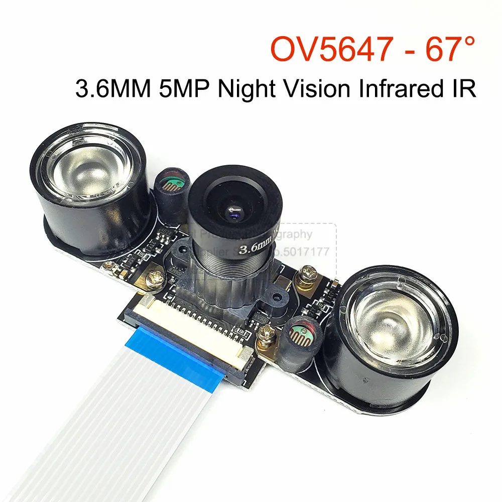 High-Resolution HD Night Vision Camera Module with Adjustable Focus and Wide-Angle Lens