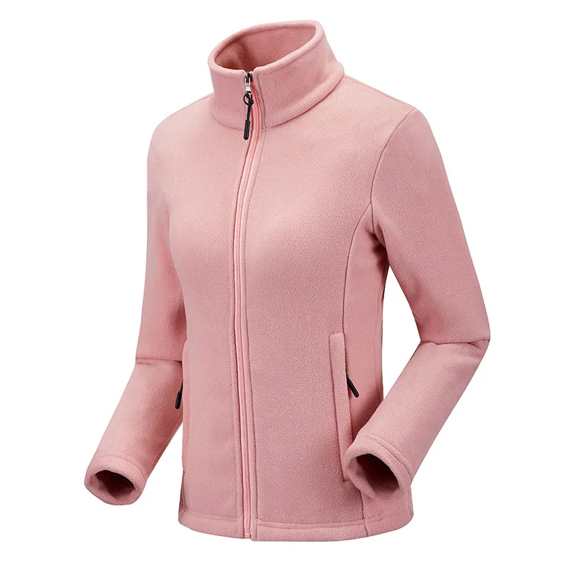 Outdoor Fleece Men's And Women's Polar Fleece Autumn And Winter Breathable Wind-Resistant Cardigan Jacket Raincoat Jacket Warm