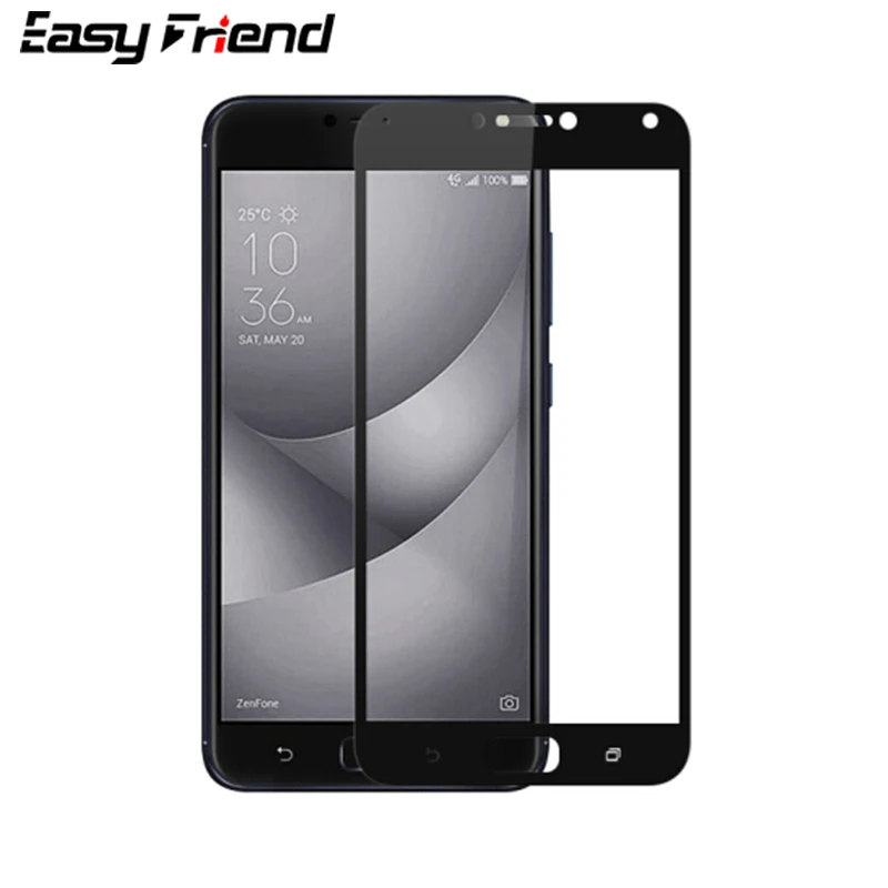 For Asus Zenfone 4 Max ZC520KL ZC554KL ZS551KL Z01GD 5.2 5.5 inch Screen Protector Film Guard Full Cover Tempered Glass | Мобильные