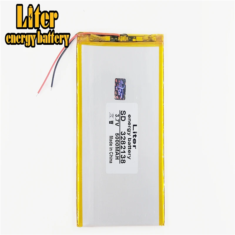 3282138 3 7 V 5000mAh 9 inch 10 1 Tablet PC Battery для plug полимерная литий ионная аккумуляторная