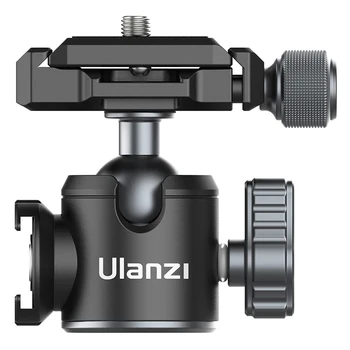 

Arca Swiss Side Cold Shoe Ballhead Tripod Ball Head for Sony Nikon Canon SLR DSLR Camera with Arca Quick Release Plate Rotatable