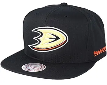 

Mitchell & Ness Anaheim Ducks Riptop Honeycomb Black Snapback