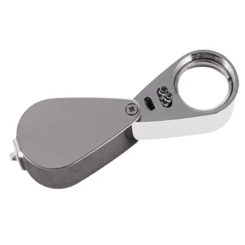 

Foldable 30X Glass Magnifying Magnifier Jeweler Eye Jewelry Loupe