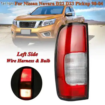 

Left Right Rear Tail Brake Light Lamp With Bulb wire harness for Nissan Navara D22 D23 Pickup 1997 1999 2000-2005 RLN026-UK-L