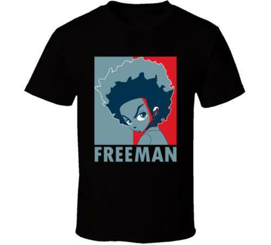Новый Huey Freeman Boondocks Hope белая черная Мужская рубашка США размер S-Xxxl Zm1 Забавный