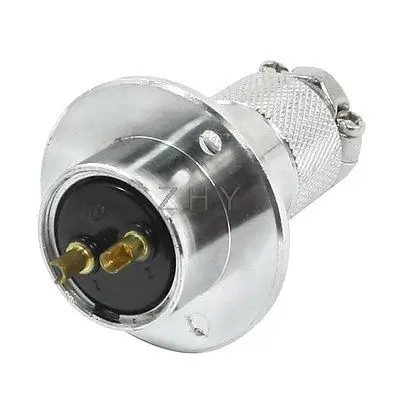 

Waterproof Aviation Plug Pannel Connector Adapter 2 Pin P25-2 Core
