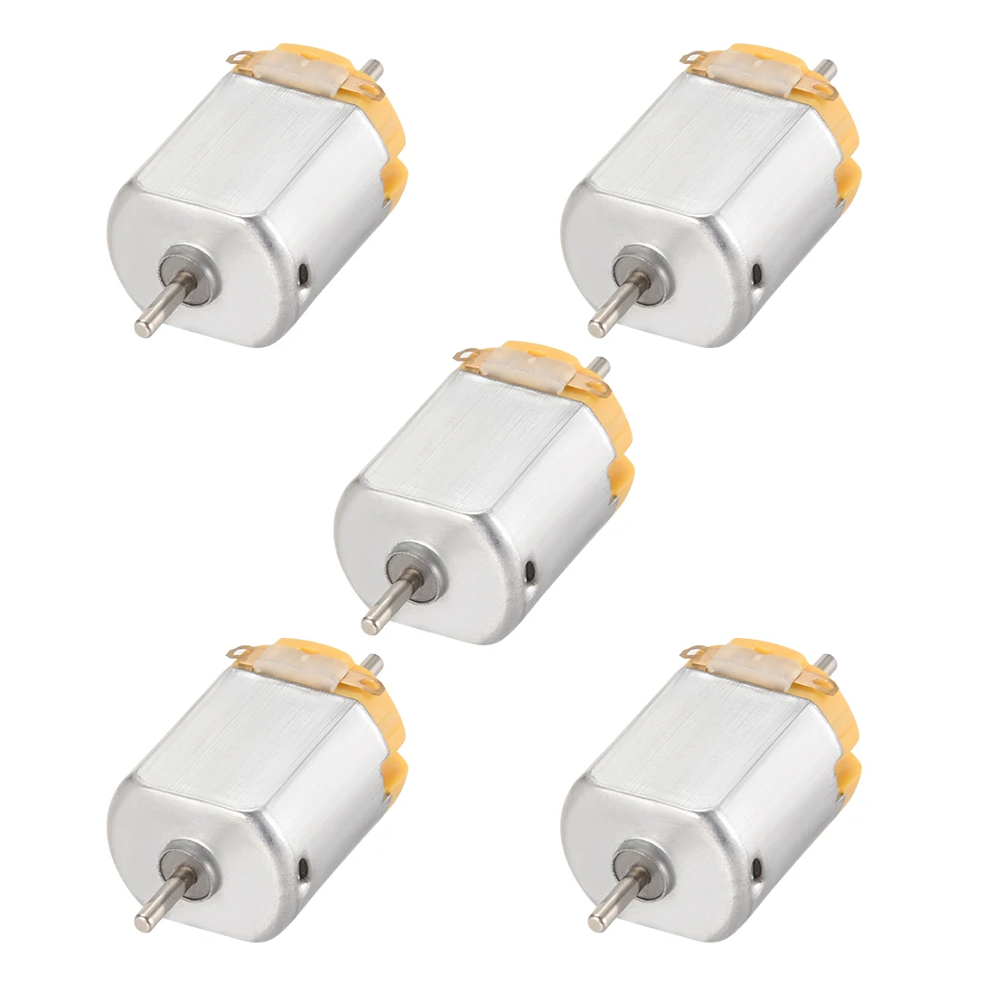 

uxcell DC Motor 3V 15000RPM 0.1A Electric Motor Round Shaft for RC Boat Toys Model 5Pcs
