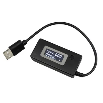 

LCD Mini Phone USB Tester Voltage Current Meter Portable Doctor Mobile Power Charger Capacity Detector Monitor Voltmeter Ammeter