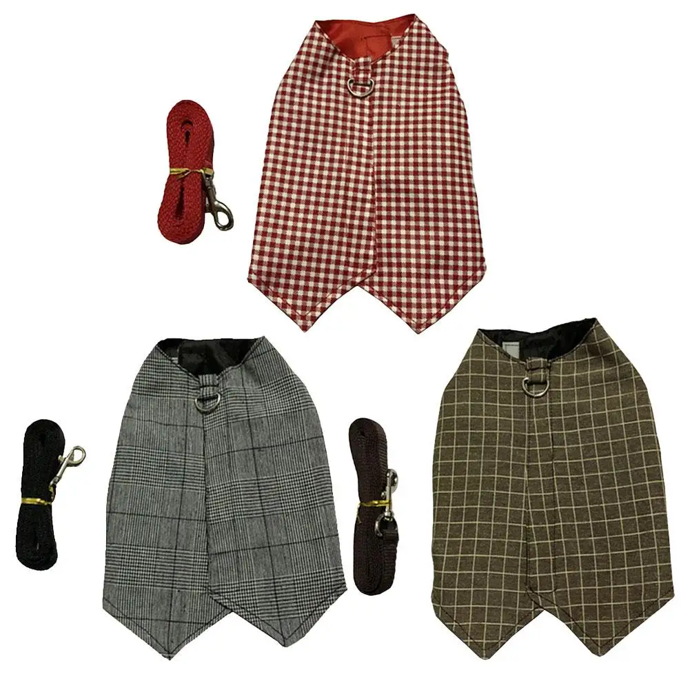 

Small Animal Harness And Leash Hamster Rabbit Adjustable Harness With Elastic Leash For Hamsters Guinea Pigs Kittens Puppies