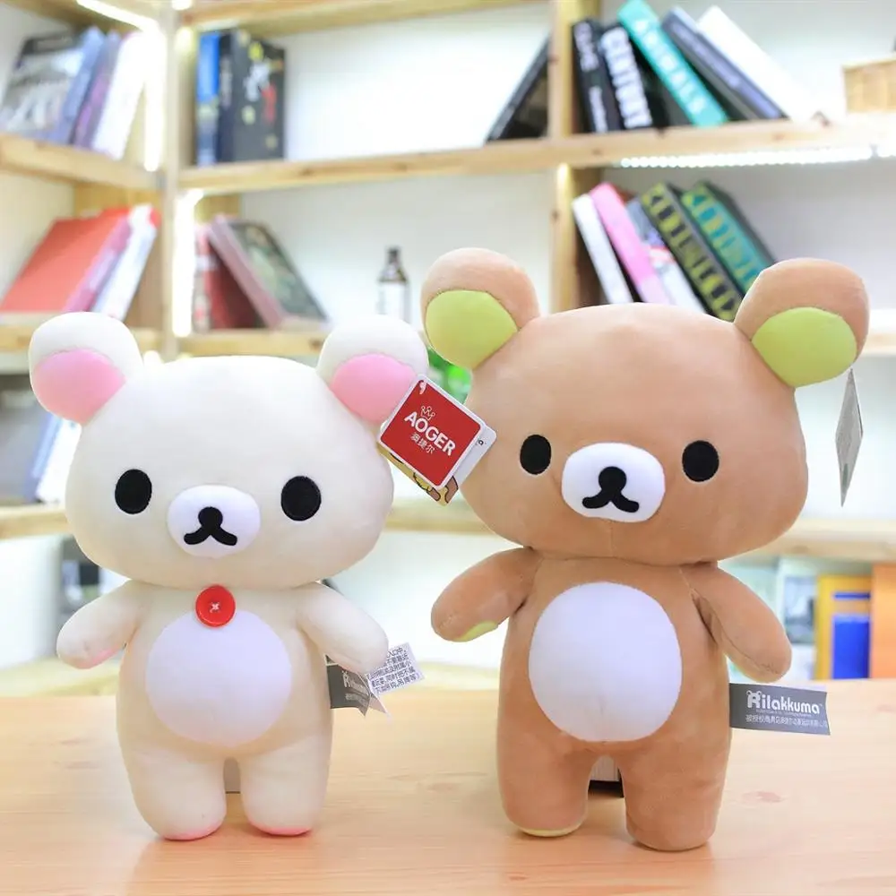 1 шт. 10/28 см высококачественный плюшевый мишка rilakkuma японские ТВ персонажи мягкие