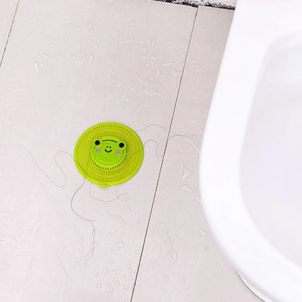 Floor Drain Waste Water Ground Leakage Kitchen Tool Household Saving Water Washroom Cute Cartoon Durable