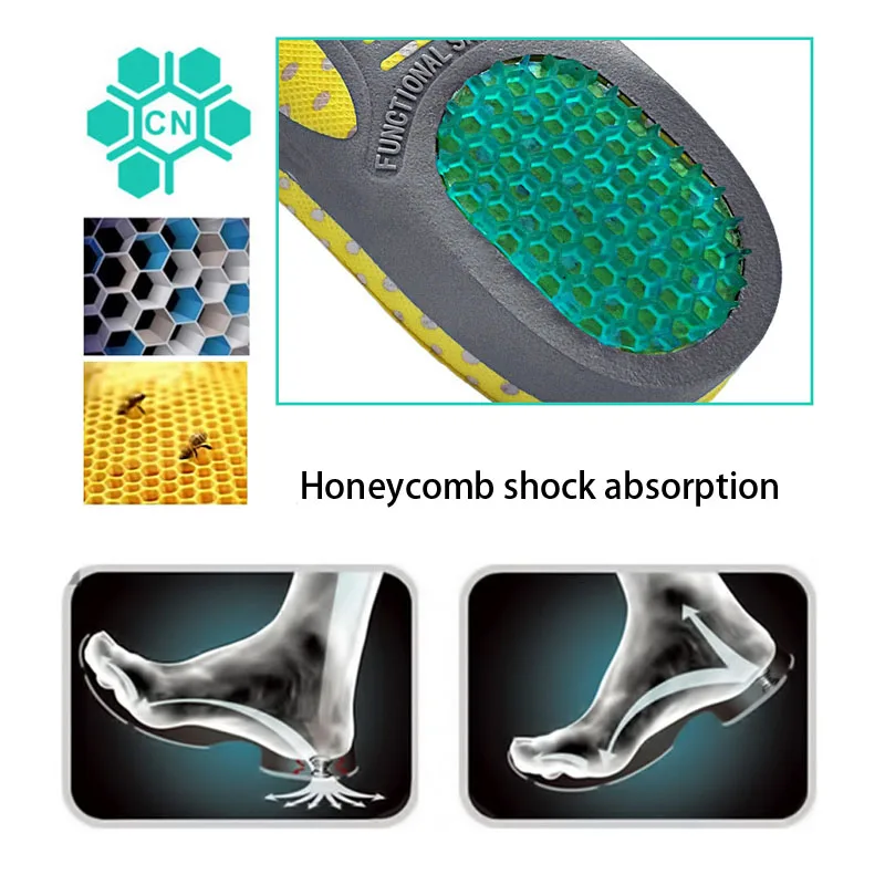 Premium Orthotic Gel Insoles Orthopedic Flat Foot Health Sole Pad For Shoes Insert Arch Support Pad For Plantar fasciitis Unisex