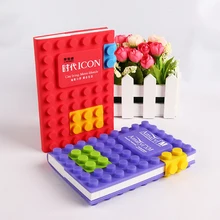 1 шт творческий бизнес-блокнот заказной студенческий строительный блок подарки силиконовая для ноутбука