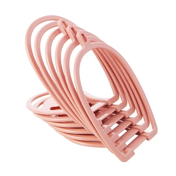 

6Pcs Wall Mounted Hat Storage Rack Pink Shelves Adjustable Detachable Scarf Ties Silk Belt Shelf Chain Hook Holder Organizer