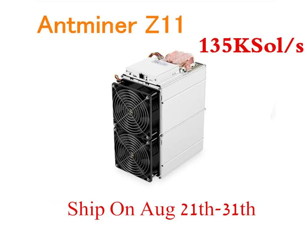 Быстрая доставка Antminer Z11 135k Sol/s 1418W Asic Equihash ZCASH ZEC Miner лучше, чем Antminer Z9 S9 S11 S15 Innosilicon A9 Быстрая доставка Antminer Z11 135k Sol/s 1418W Asic Equihash ZCASH ZEC Miner лучше, чем Antminer Z9 S9 S11 S15 Innosilicon A9