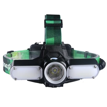 

LED Multi Functional 1000LM Outdoor Emergency T6+COB Headlamp Cycling Head Led Headlamp 5 Modes Headlamp 18650 Battery