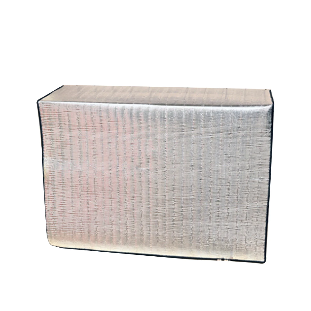 78x75x28cm Устойчивая к ультрафиолетовому излучению наружная бытовая алюминиевая пленка анти пыль инструменты мойка Органайзер водонепроницаемый двухсторонний кондиционер крышка - Цвет: 78x75x28cm