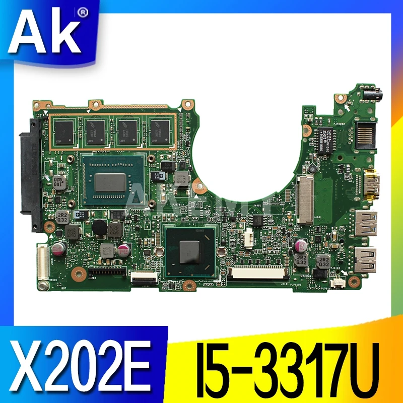 Для For Asus I5 3317U 4G/Memory X202E X201E S200E X201EP материнская плата для ноутбука протестирована