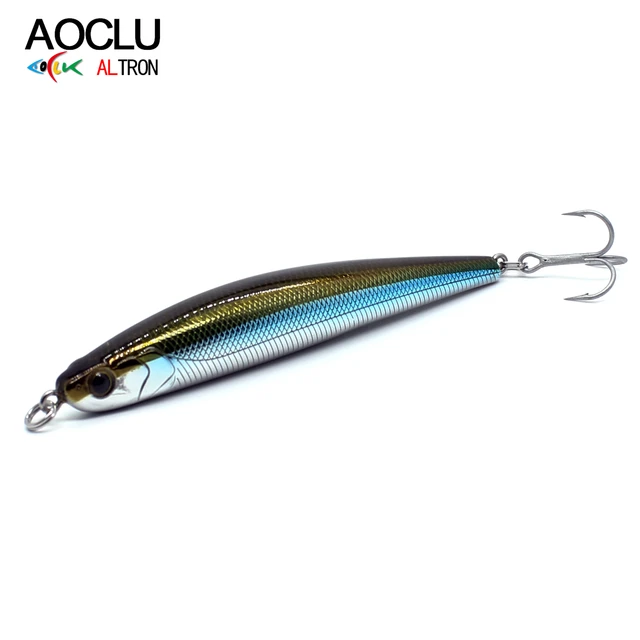 AOCLU Wobblers Super Quality 6 Colors 9cm 28.3g Hard Bait Minnow Crank  Fishing Lures Bass Fresh Salt Water 6# VMC Hooks - AliExpress