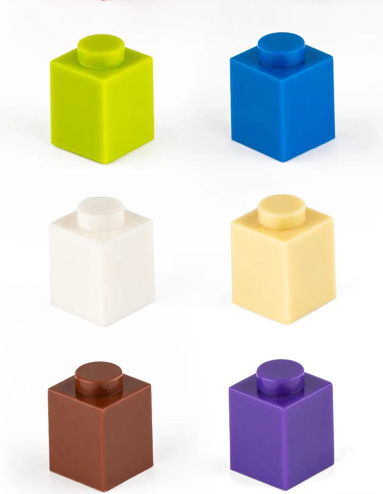 50pcs Small Particle 3005 High Brick 1x1 Building Block Parts DIY Blocks Compatible with Creative Gift Castle Toys 50pcs Small Particle 3005 High Brick 1x1 Building Block Parts DIY Blocks Compatible with Creative Gift Castle Toys