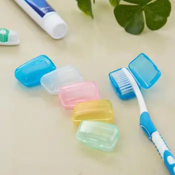 

5PCS Portable Travel Toothbrush Cover Case Camping Tooth Brush Soft Toothbrush Hygie Cleaner Brush Cap Protect TSLM1