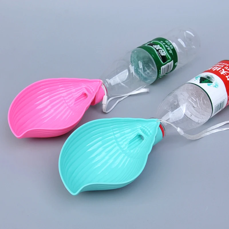 Портативная мультяшная миска для кормления собак щенков и кошек в форме раковины