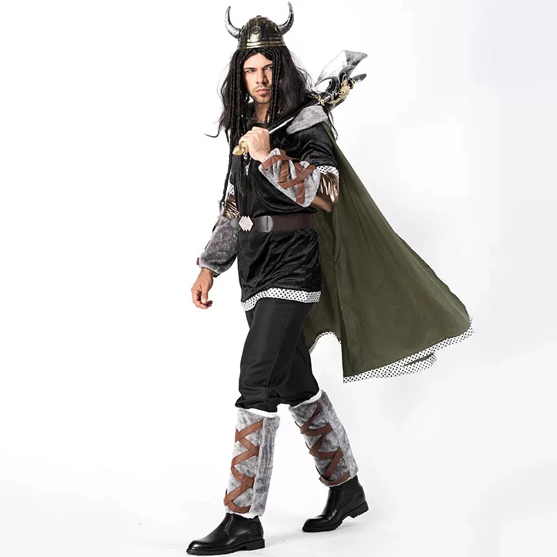 Костюм для косплея мужчин средневековых воинов битва в стиле викингов Норман