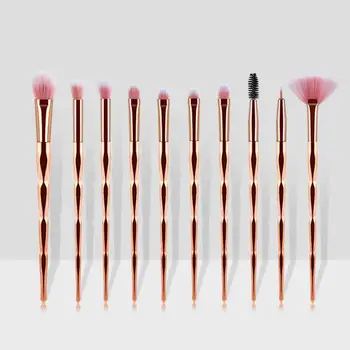 

10Pcs Makeup Brush Set Eyeshadow Eyelash Eyebrow Foundation Make Up Brushes For Beauty Tools Professional Makeup Brushes Kit