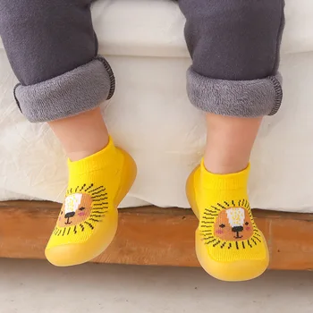 

Baby and Girls Non-Slip Socks Toddler and Boys Shoes Chunky Shoes Floor Socks Animal Style Sock Shoes