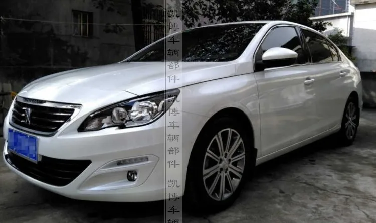 Крышка фары автомобиля для 14-18 peugeot фары оболочки автомобиля фары прозрачный корпус лампы стеклянная крышка