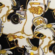 Маленькая дешевая из атласной ткани винтажная каретка цепи ткань для шарф с шитьем и сумки украшения 25X150 см/шт L19