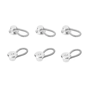 

6pcs Replacement Buckles Collar Pant Extender Buttons Adjustable Jeans Replacement Buckle Trouser Neck Extenders Collar Button
