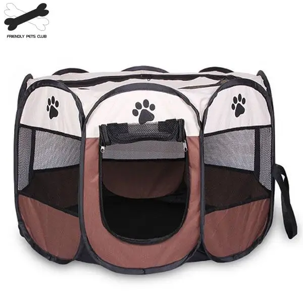 Portable Folding Pet tent Dog House Cage Dog Cat Tent Playpen Puppy Kennel Easy Operation Octagon Fence 2810 Portable Folding Pet tent Dog House Cage Dog Cat Tent Playpen Puppy Kennel Easy Operation Octagon Fence 2810