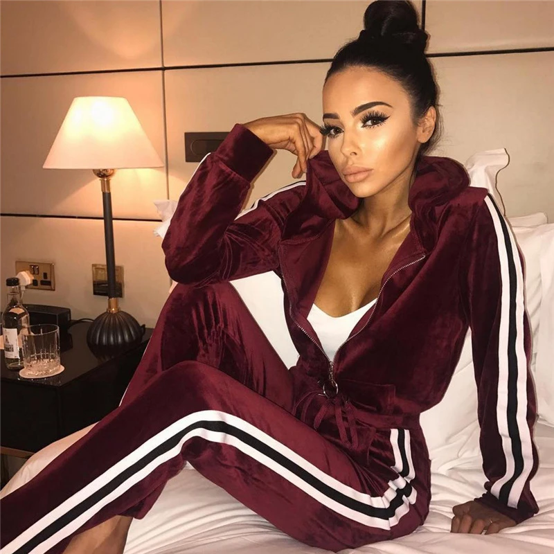 womens tracksuit velour