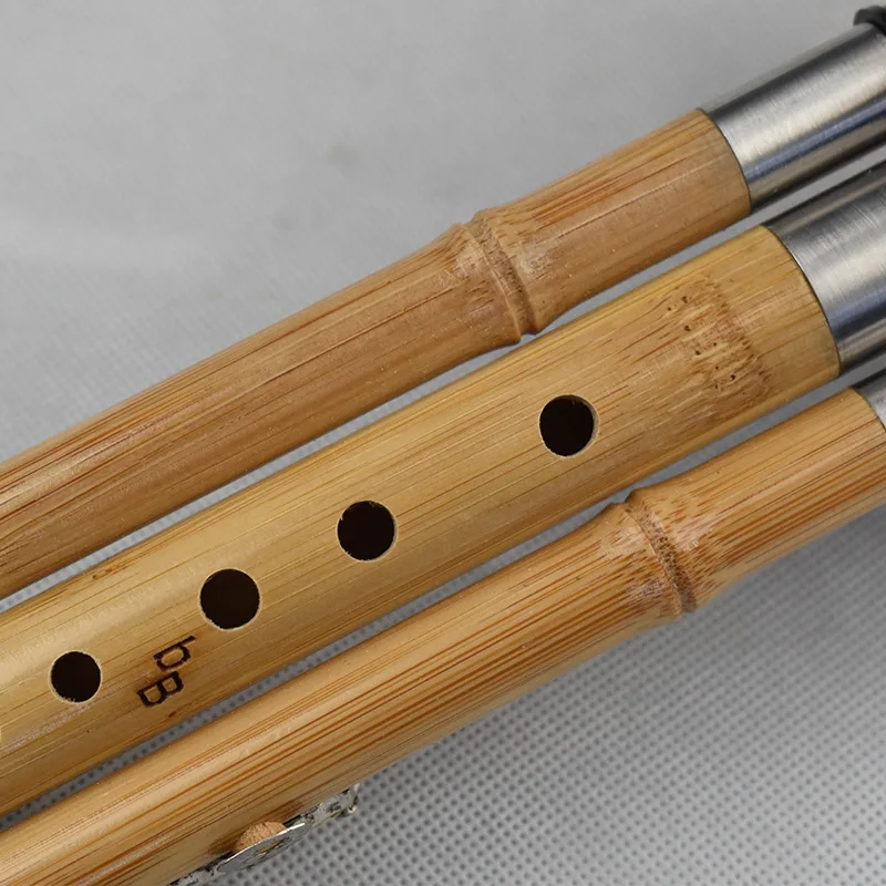 Peça Ouro Bambu Hulusi c ou bb Chave Opcional Três Tons Flauta Profissional Apresentação Instrumento Escolar 1 - Image 4