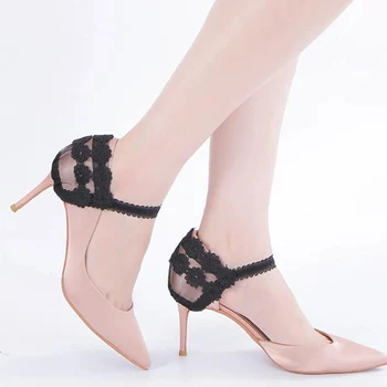 

1 Pair High-Heeled Shoes Anti-drops Heel Straps Non Slip Lace Heel Straps for High Heels Personal Health Care EK-New