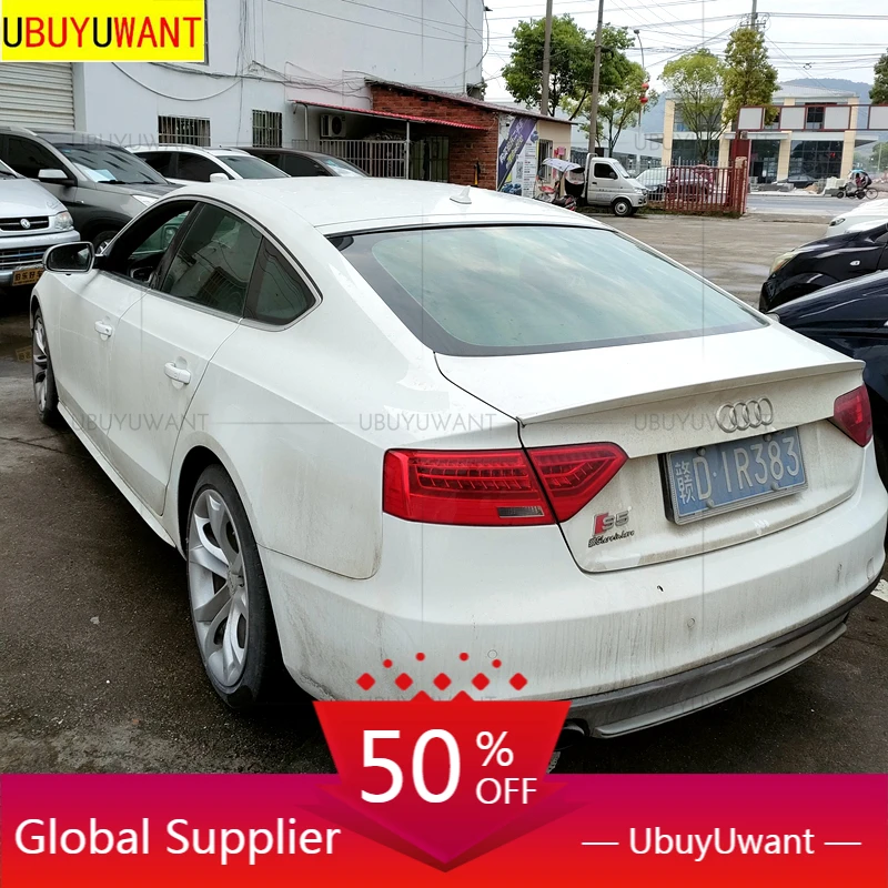 Высококачественный спойлер из АБС-пластика для Audi A5 S5 B8 ABS Sportback 4 двери 2009-2016 |