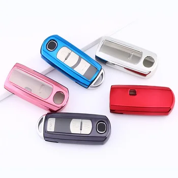

Car Smart Key Shell Cover Bag Key Case For Mazda 3 6 CX5 CX7 323 626 Familia Accessories Key Wallet