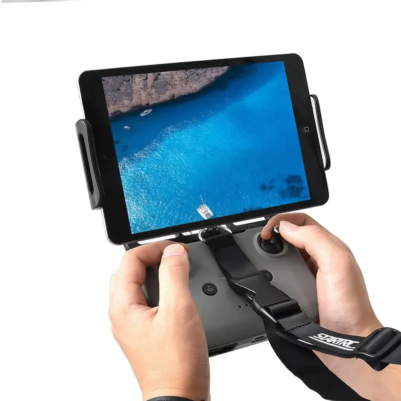 

Foldable Tablet Phone Mount Holder Bracket with Neck Strap Controller Mount