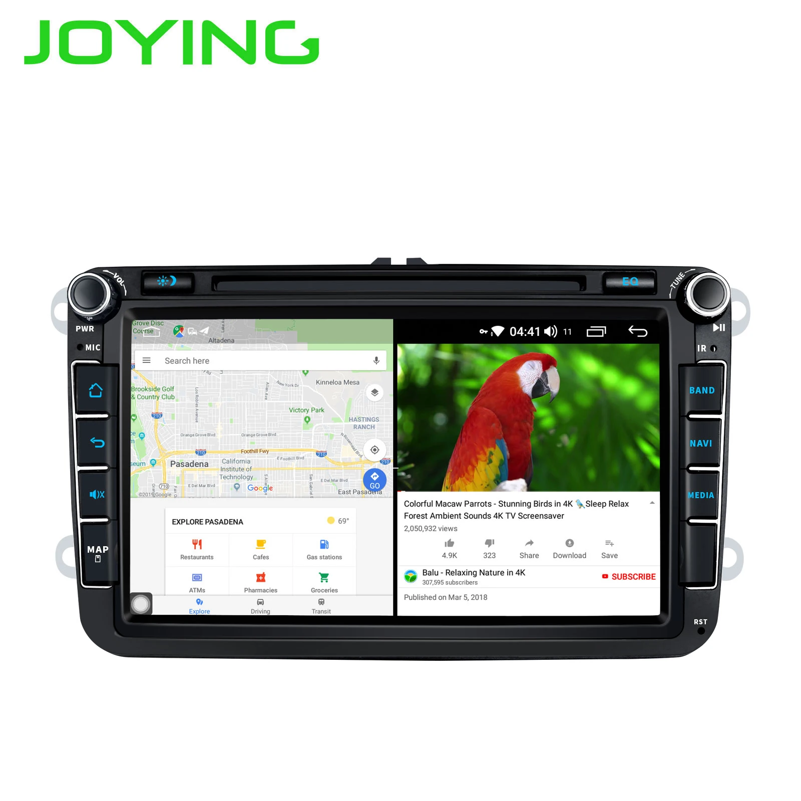 Sale 8"Head Unit 2GB+32GB Android 8.1 Car Radio Stereo For Volkswagen VW Skoda POLO GOLF PASSAT GPS No DVD Player Built-in DSP Mirror 4