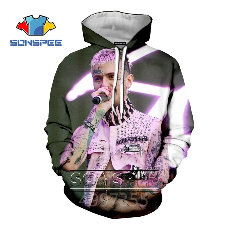 SONSPEE lil peep 3D Толстовки, Толстовки для мальчиков и девочек, модные толстовки в стиле хип-хоп, толстовки с капюшоном, лидер продаж, 3D худи C123