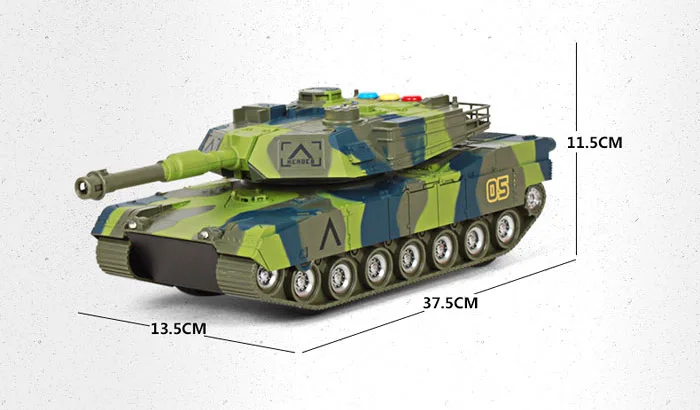 Military Model Popular Toy Vehicles Plastic Camouflage Large Inertia Tanks Light Music Toys For Children Boys Educational Gift