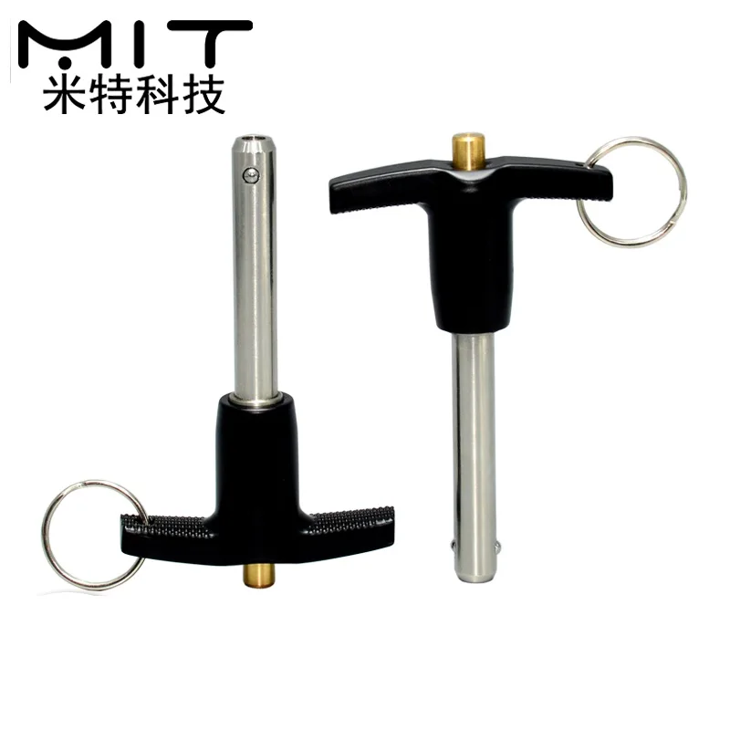 1PCS Stainless Steel Ball Lock Pins T-handle Quick Release