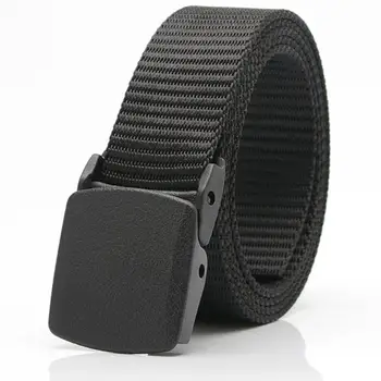 

Fashion Men Adjustable Solid Color Buckle Pants Outdoor Waist Belt Waistband Womens belts