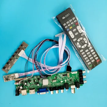 

Kit For LP156WH3-TLS1 WLED remote Signal controller board digital TV LVDS USB HDMI 40pin 1366X768 VGA AV LED DVB-T DVB-T2